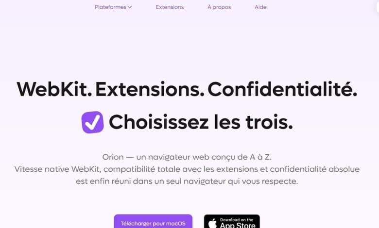 navigateur orion