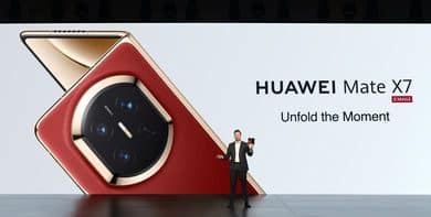 Huawei dévoile le Mate X7 et élargit sa gamme avec des produits high-tech innovants.