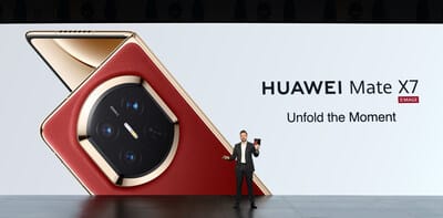 Huawei dévoile le Mate X7 et élargit sa gamme avec des produits high-tech innovants.