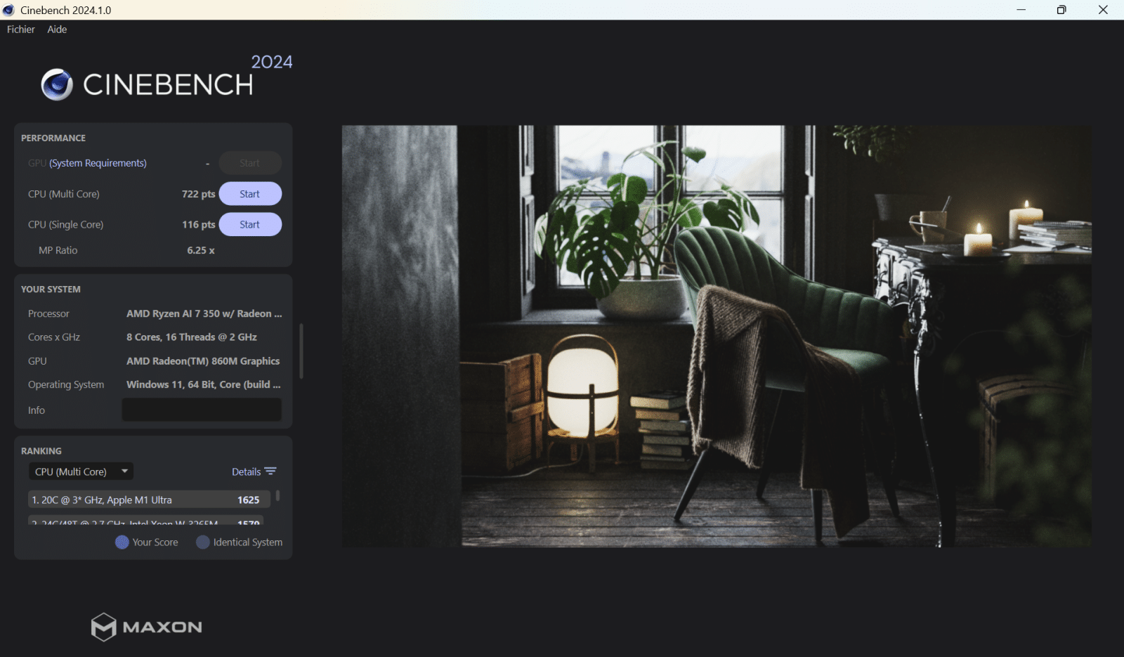 Intéressant en single core et convenable en multi core, le laptop est vraiment orienté productivité