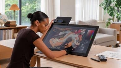 Le Kamvas Pro 27 offre un affichage 4K fluide et des couleurs d’une grande fidélité.