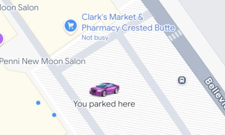 google maps emplacement vehicule