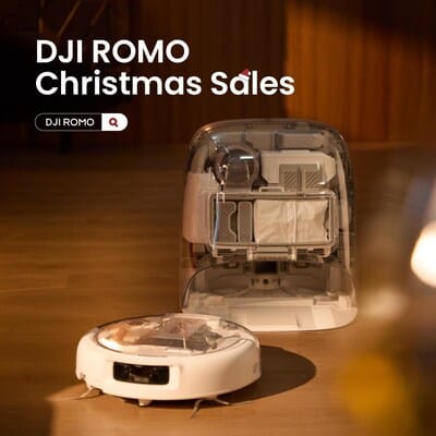 DJI offre des réductions inédites sur son robot aspirateur ROMO pour Noël 2025.