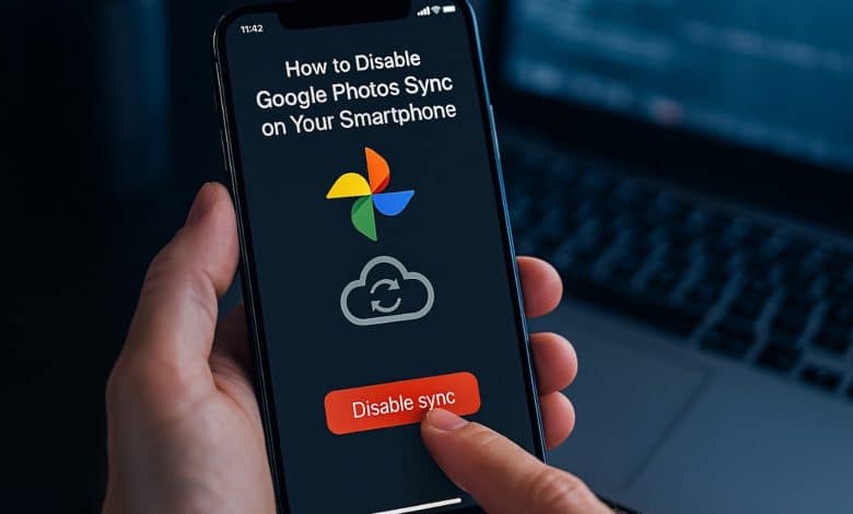tuto desactiver synchronisation google photos