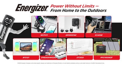 Energizer étend son offre d’alimentation portable innovante dans toute l’Europe.