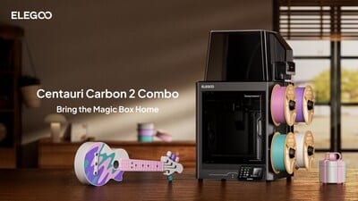 La Centauri Carbon 2 Combo rend l’imprimante 3D multicolore accessible à tous.