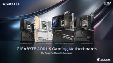 gigabyte dévoile ses nouveautés ryzen 9000 x3d au ces 2026, entre puissance et design.