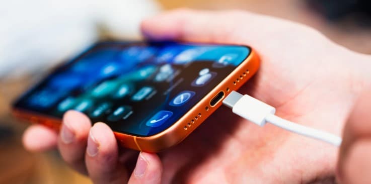 recharge de l’iPhone 17 Pro