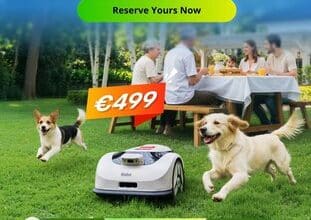 Le RoboUP Raccoon 2 SE simplifie la tonte des petits jardins avec efficacité et prix doux.