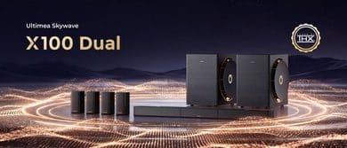 Ultimea lance le Skywave X100 Dual, un système audio immersif bientôt sur Kickstarter.