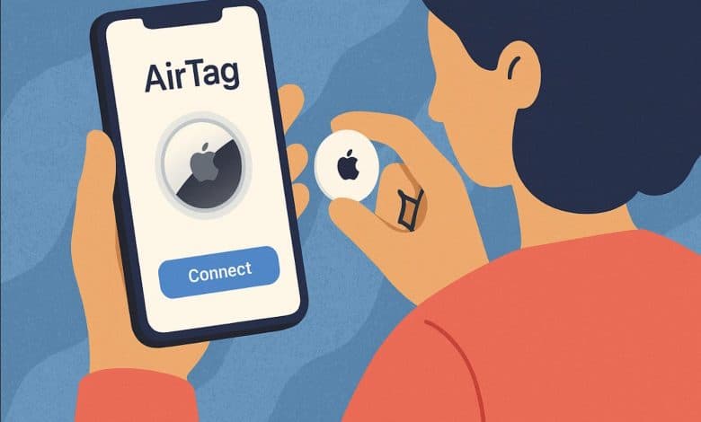 comment configurer airtag