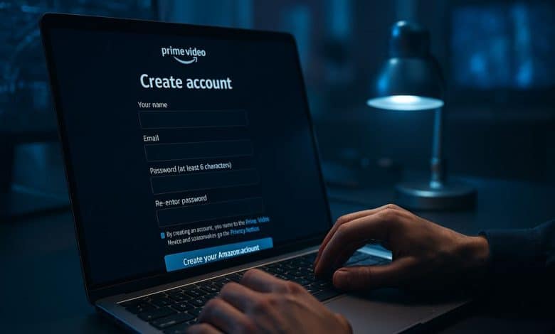 creer compte prime video