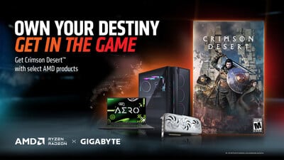 GIGABYTE et AMD lancent le pack Crimson Desert pour sublimer le jeu sur PC.