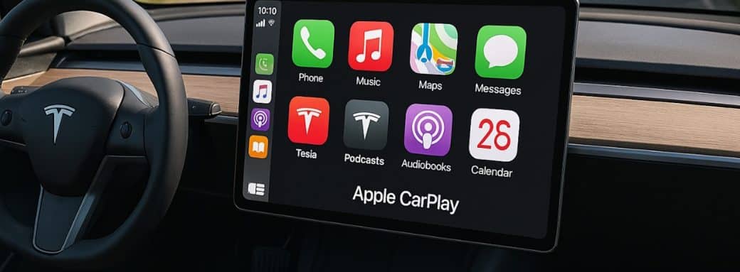 tesla apple carplay