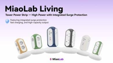 Découvrez la multiprise MiaoLab Tower Power Strip, pratique, sûre et écoresponsable.