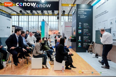 Conow dévoile ses nouvelles solutions d'énergie intelligente à Solar Solutions Amsterdam.