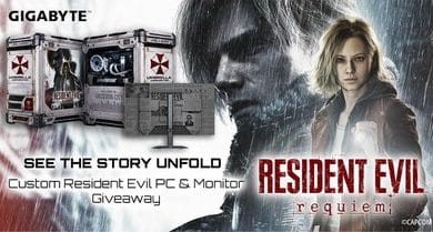 GIGABYTE et Capcom lancent un PC unique et des bundles pour Resident Evil Requiem.