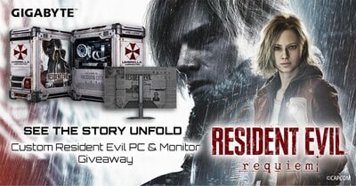 GIGABYTE et Capcom lancent un PC unique et des bundles pour Resident Evil Requiem.