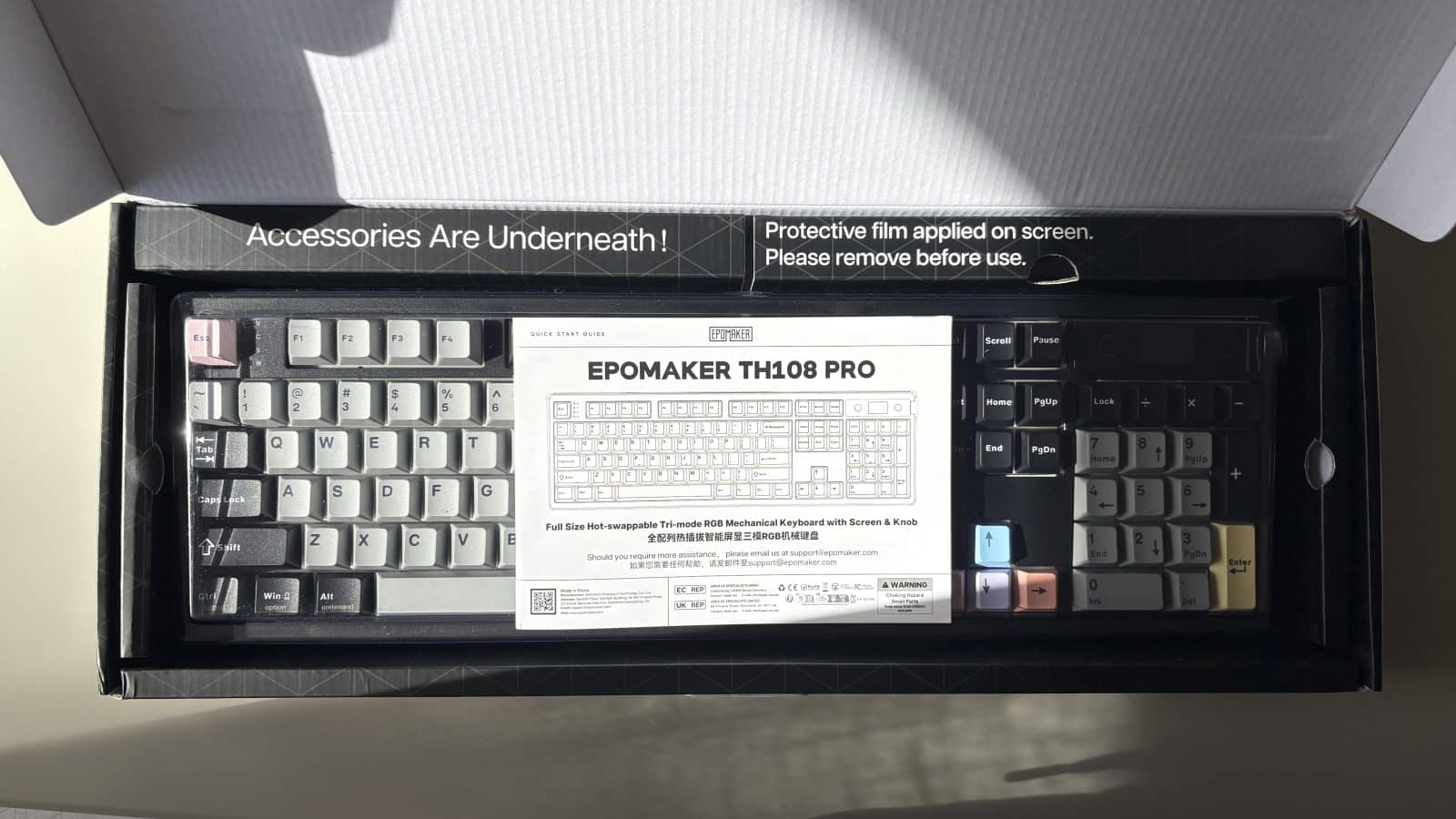 J'ai testé le EPOMAKER TH108 Pro, voici mon avis