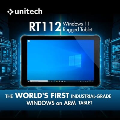 Découvrez la nouvelle tablette Windows industrielle RT112, robuste et connectée.