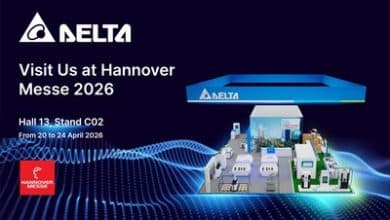 Delta présente ses innovations IA et énergie durable à la Hannover Messe 2026.