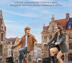 Engwe dévoile le vélo électrique pliant ZIP, pensé pour la mobilité urbaine.