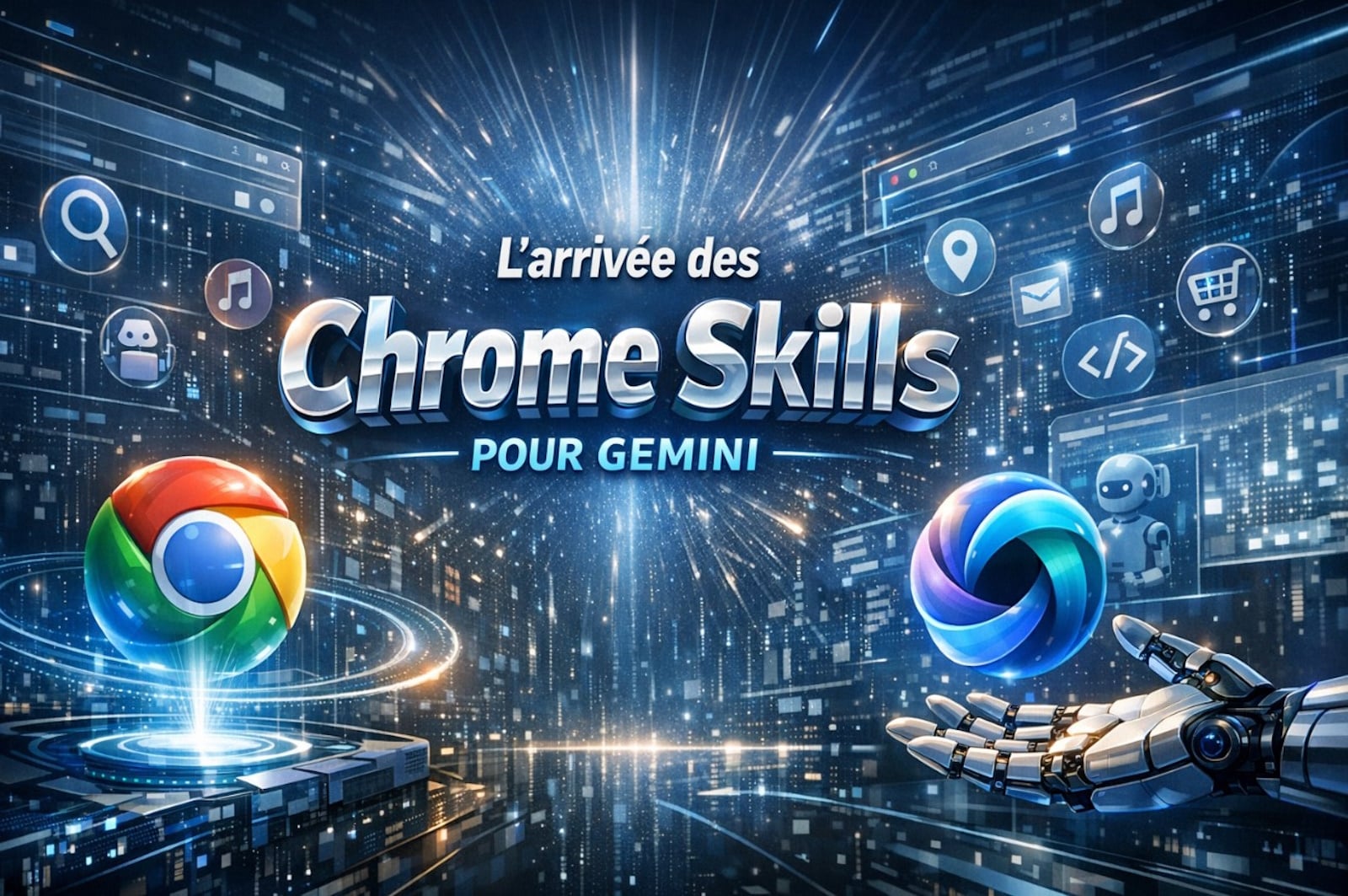 Chrome Skills : Gemini enregistre vos meilleurs prompts