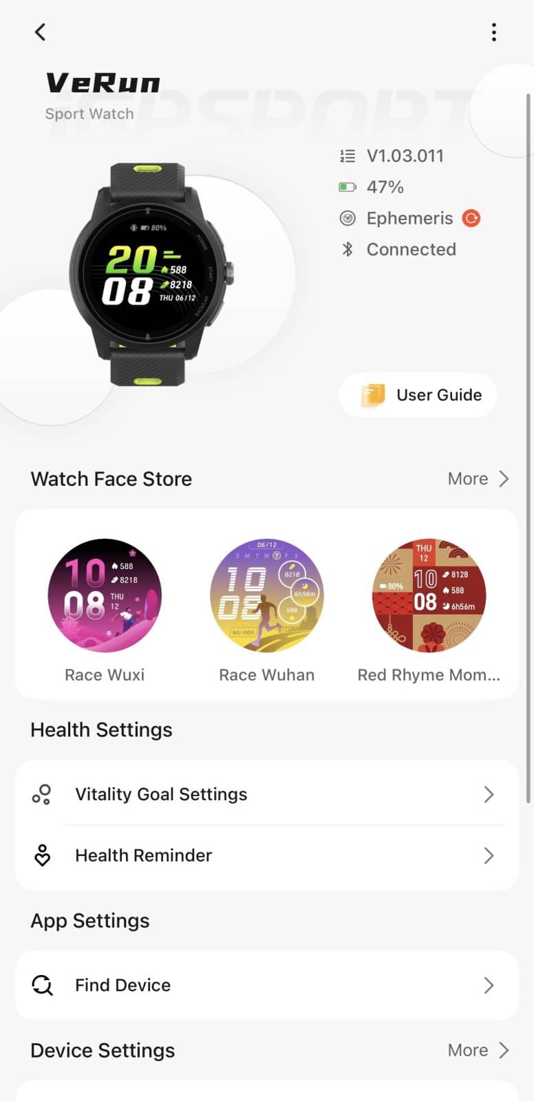 igpsport-verun-application-appareil
