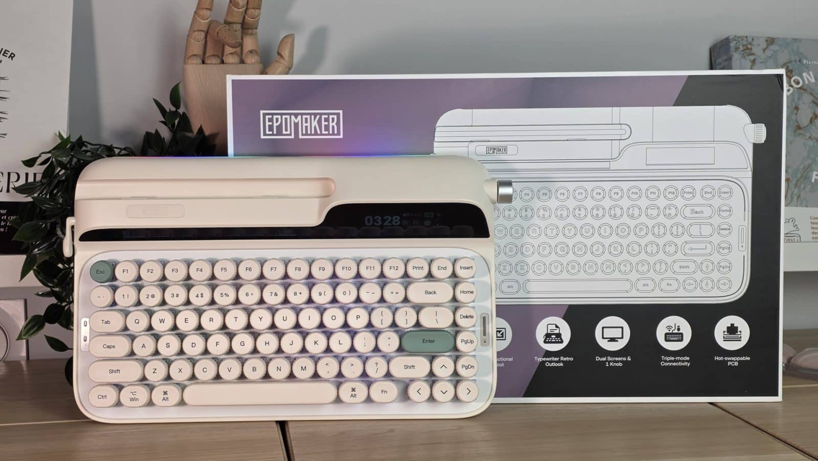 Test – Epomaker Glyph : la machine à écrire qui ne réinvente pas le clavier