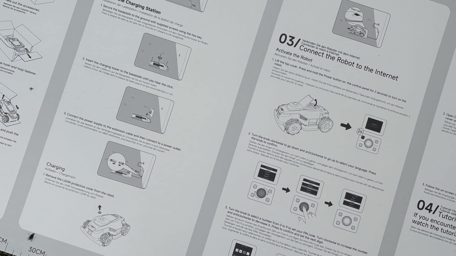 Instruction pour l'installation