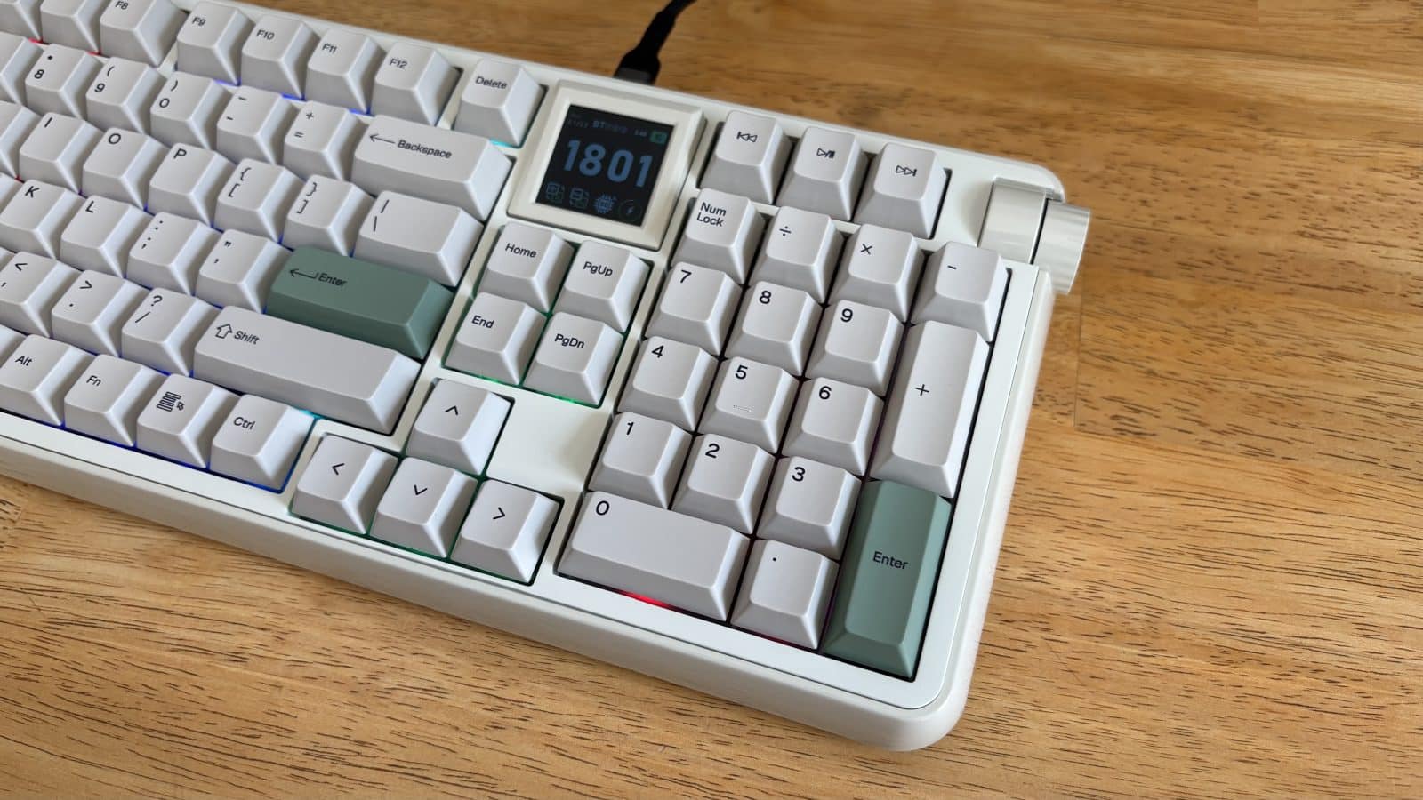 Pavé numérique du clavier