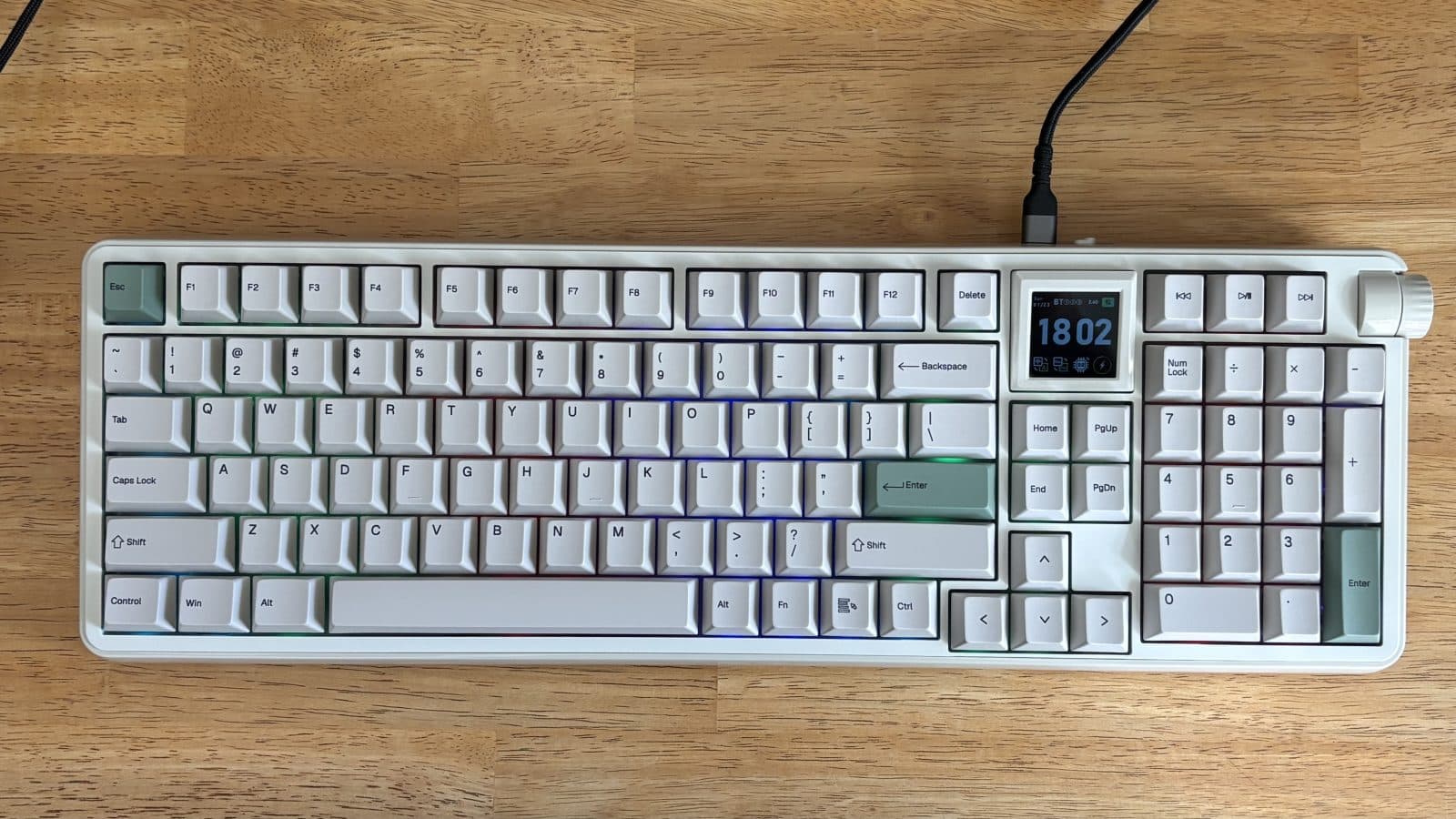 Epomaker RT100 Pro vu du dessus