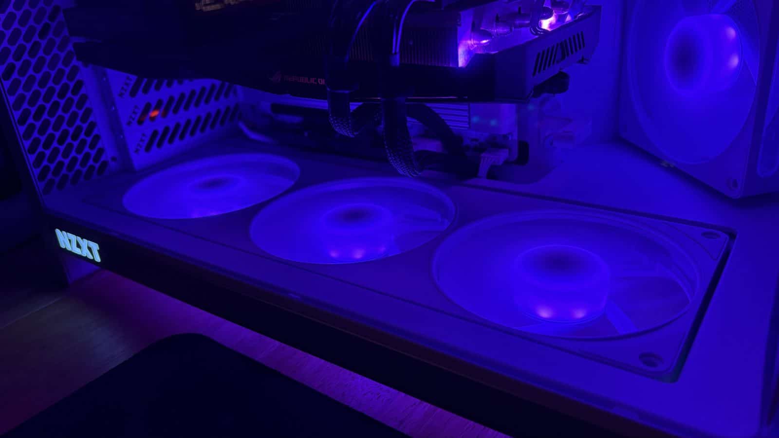 Reverse fan RGB NZXT