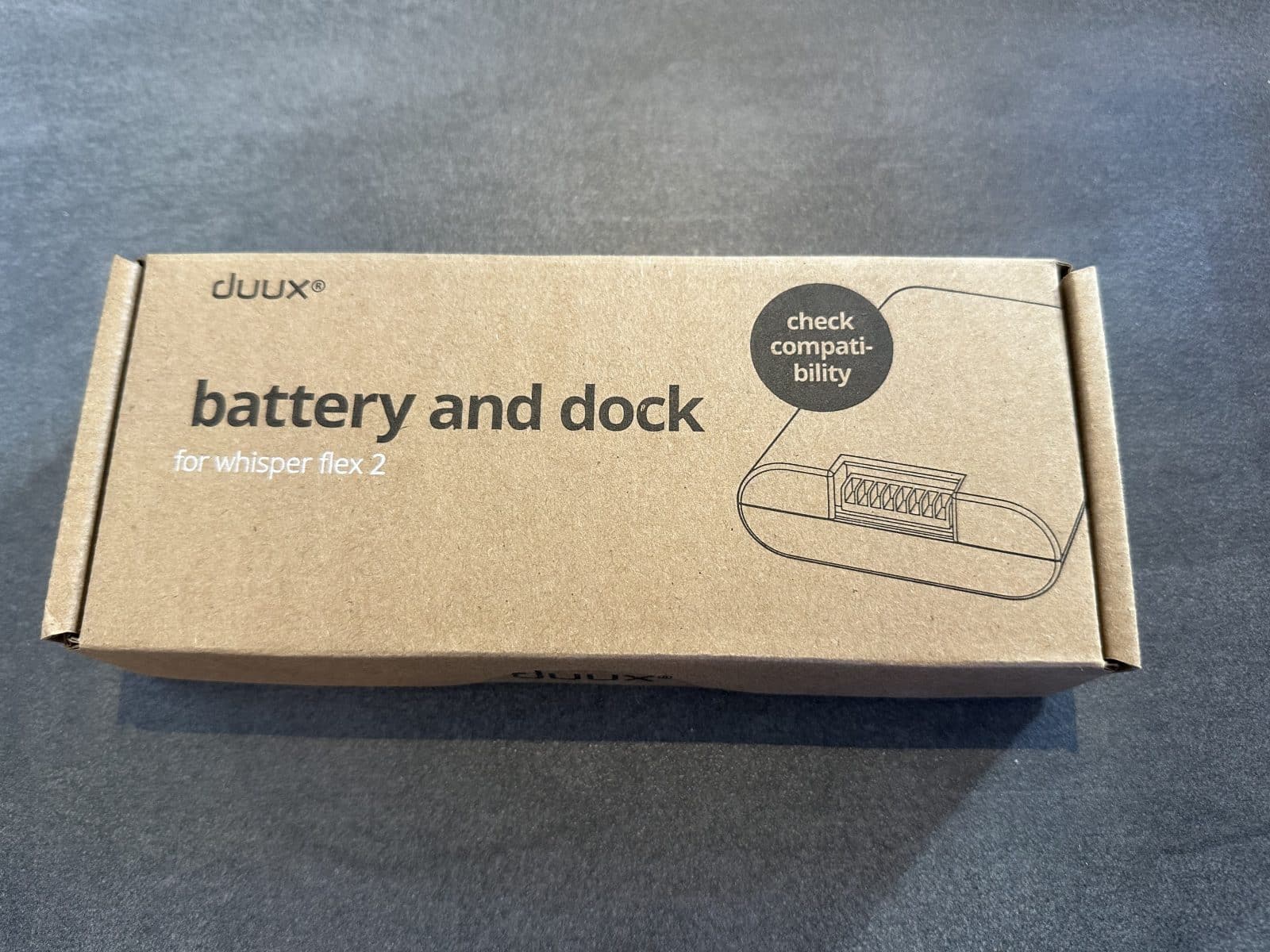Duux Whisper Flex 2 batterie unboxing 1