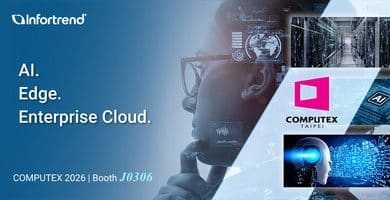 Infortrend présente à Computex 2026 ses solutions innovantes d’IA et de stockage cloud.