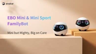 Enabot propose EBO Mini et Mini Sport, des robots compacts pour la vie familiale connectée.
