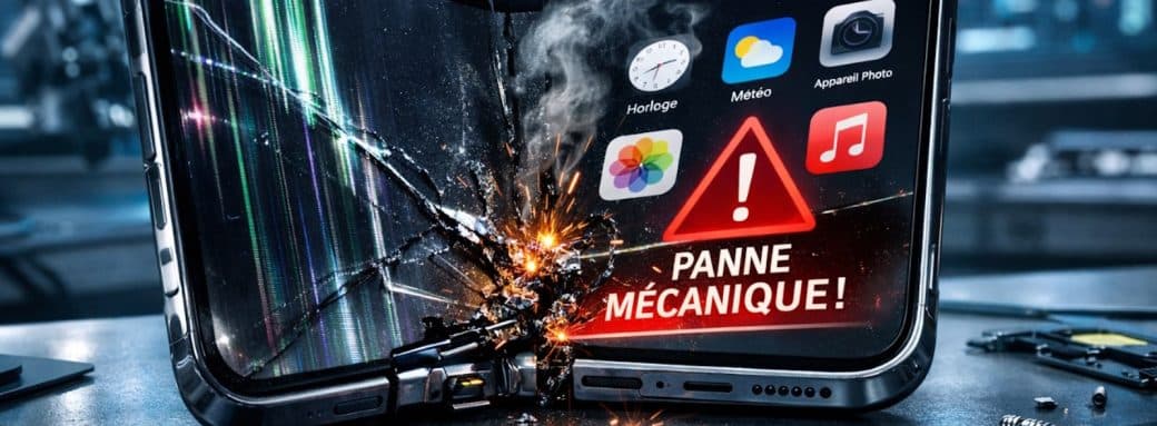 iphone pliable probleme mecanique