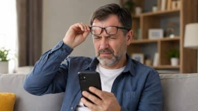 presbytie taille ecran smartphone