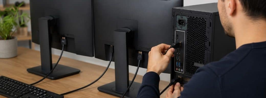 tuto brancher ecrans sortie hdmi