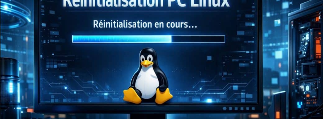 tuto reinitialiser pc linux