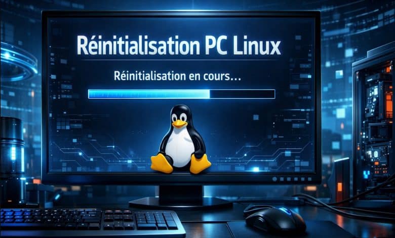 tuto reinitialiser pc linux