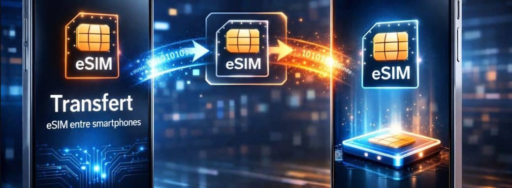 tuto transfert esim entre smartphones