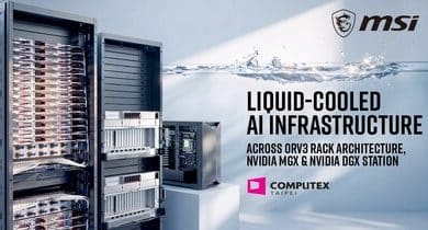 MSI dévoile de nouvelles solutions d'infrastructure IA à refroidissement liquide.