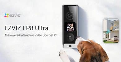 La sonnette vidéo EZVIZ EP8 Ultra offre sécurité avancée et interactions personnalisées.