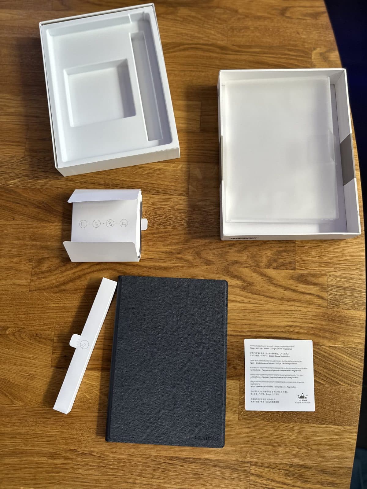 Unboxing Huion Note E