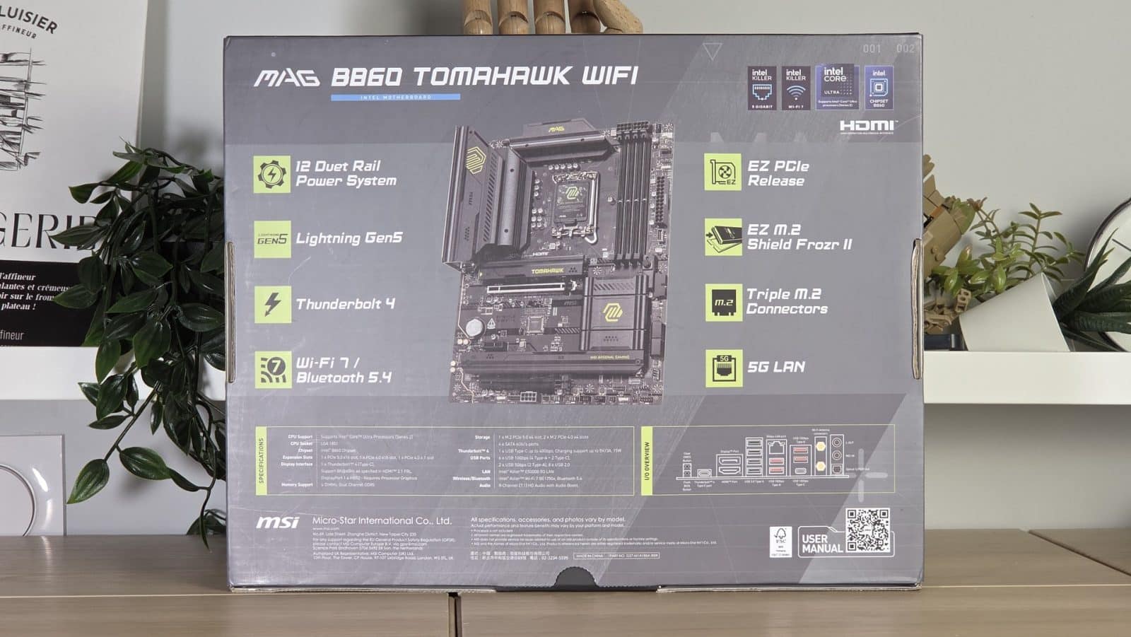 MSI MAG B860 Tomahawk - Specs