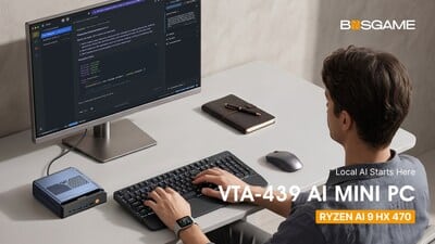 BOSGAME lance le mini PC VTA-439 pour démocratiser une IA locale performante.