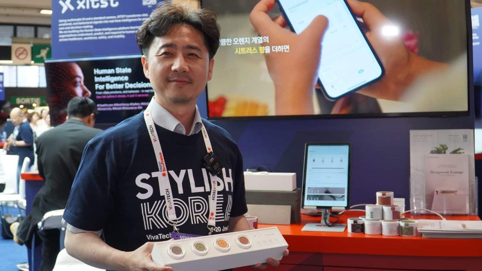 Diffuseur Deepscent et ses capsules de parfum numérique à VivaTech 2026