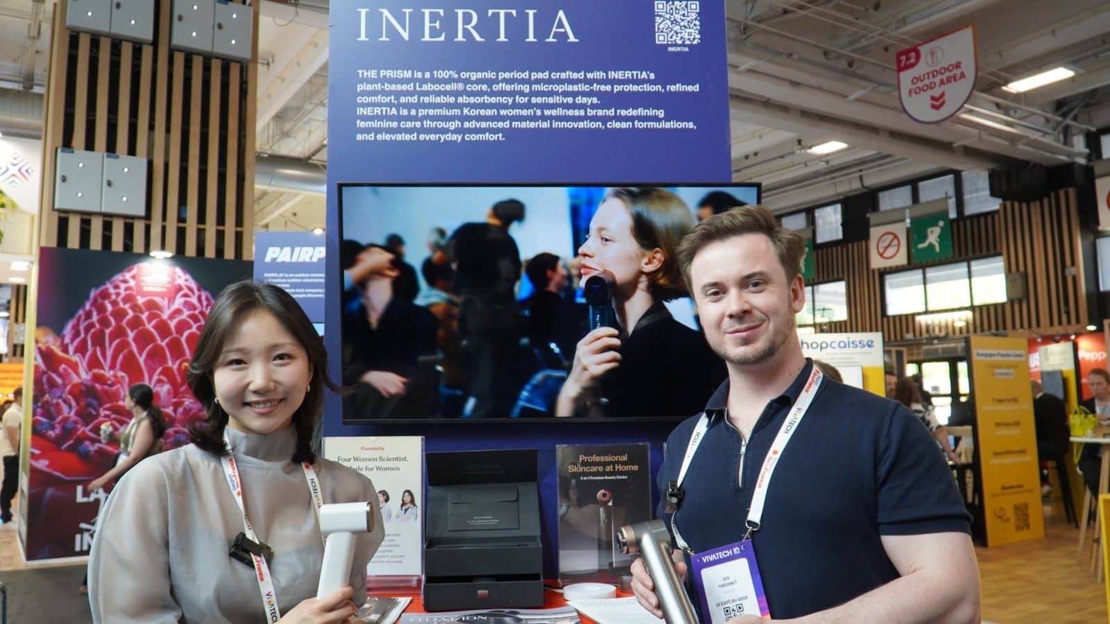 Stand Inertia avec l'appareil Cellvision à VivaTech 2026