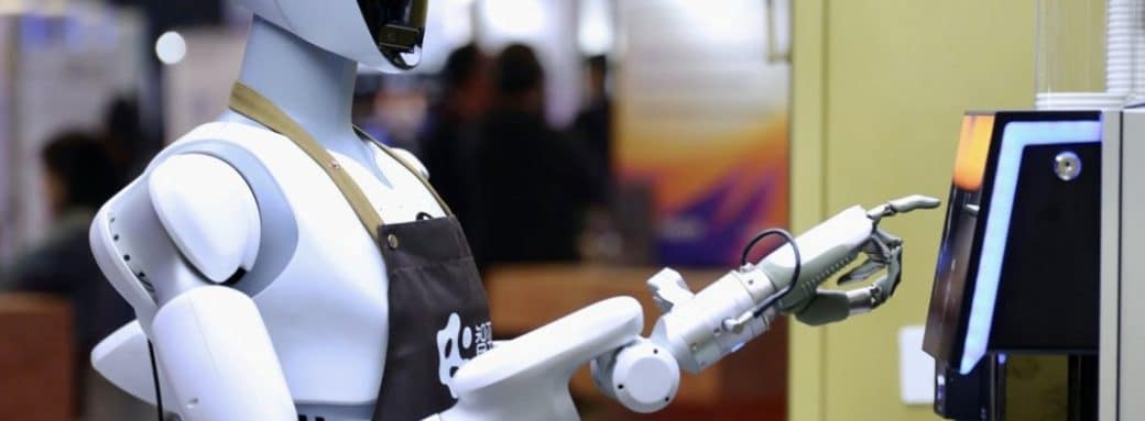 Robot humanoide barista AI2 Robotics a Beyond Expo 2026